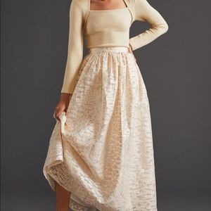 Shimmer Burnout Skirt